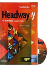 New Headway Fourth Edition Pre-Intermediate Student's Book + Workbook