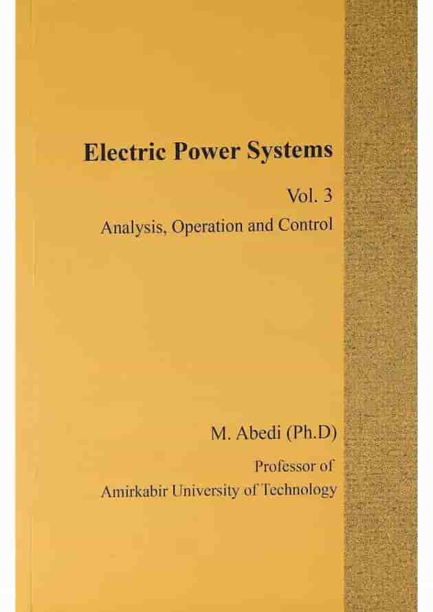 کتاب سیستم های قدرت الکتریکی جلد 3 کتاب سیستم های قدرت الکتریکی جلد 3