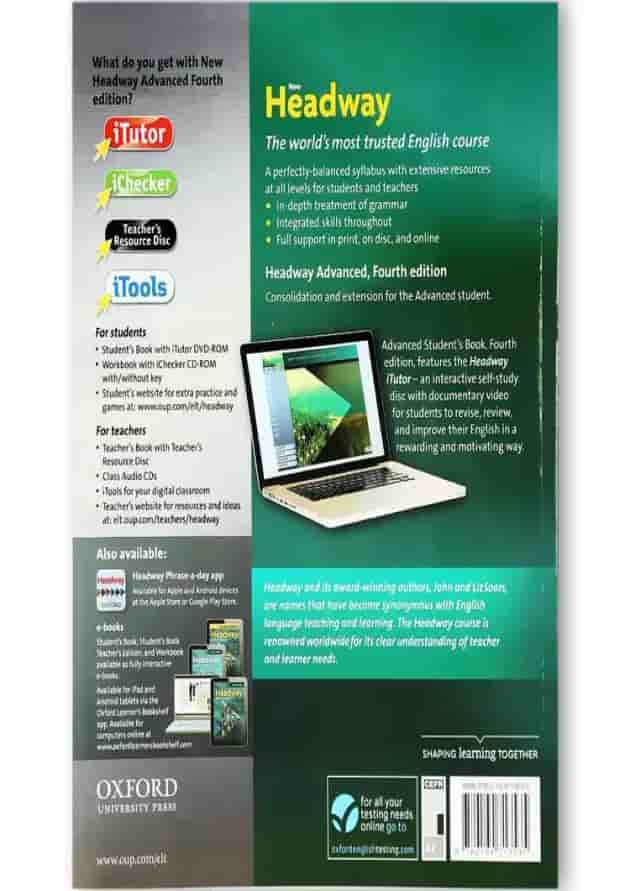 American Headway Advanced Fourth Edition Student's Book + Workbook American Headway Advanced Fourth Edition Student's Book + Workbook