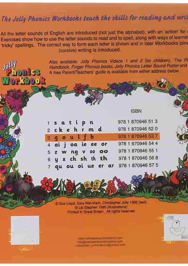 Jolly Phonics 3 WorkBook Jolly Phonics 3 WorkBook