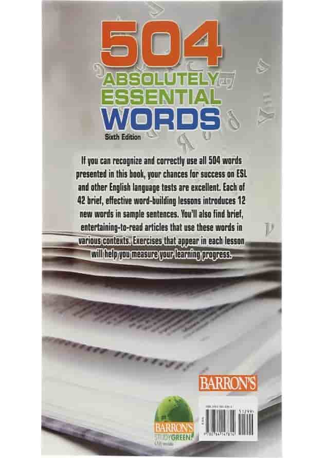 504Absolutely Essential Words Sixth Edition 504Absolutely Essential Words Sixth Edition