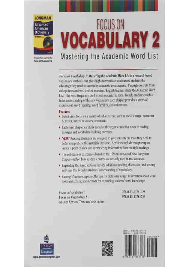 Focus on Vocabulary 2 Focus on Vocabulary 2