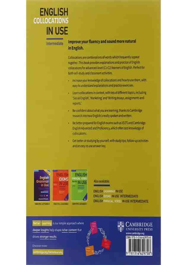 English Collocations in Use Intermediate Second Edition English Collocations in Use Intermediate Second Edition