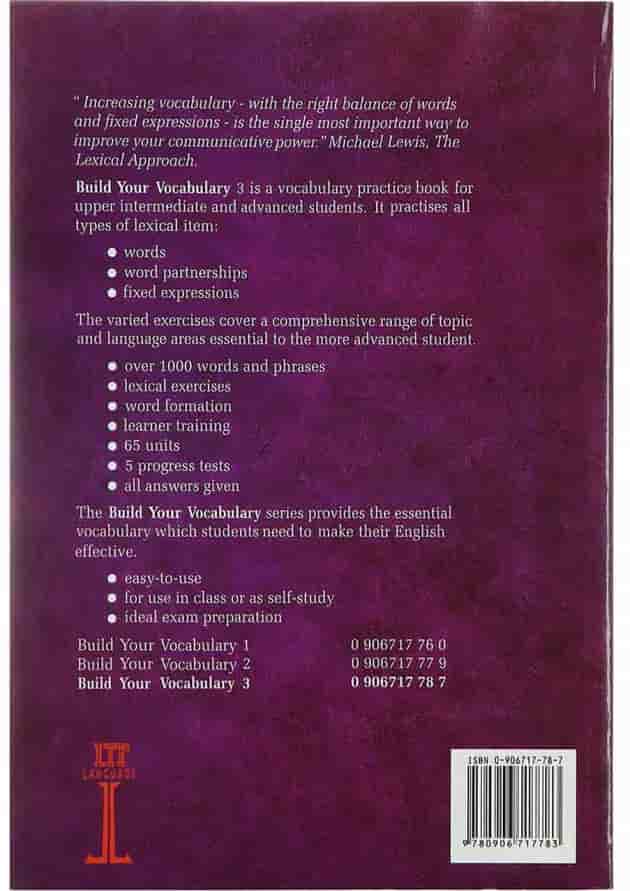 کتاب Build Your Vocabulary 3 کتاب Build Your Vocabulary 3