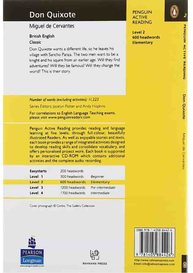 Don Quixote Penguin Active Reading Level 2 Don Quixote Penguin Active Reading Level 2