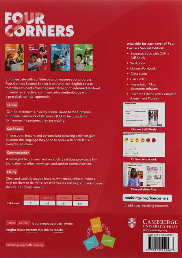 کتاب Four Corners 2 Second Edition Workbook کتاب Four Corners 2 Second Edition Workbook