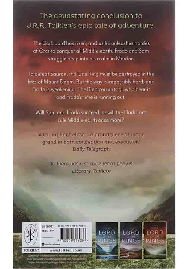 کتاب The Lord Of Rings Return Of The King کتاب The Lord Of Rings Return Of The King