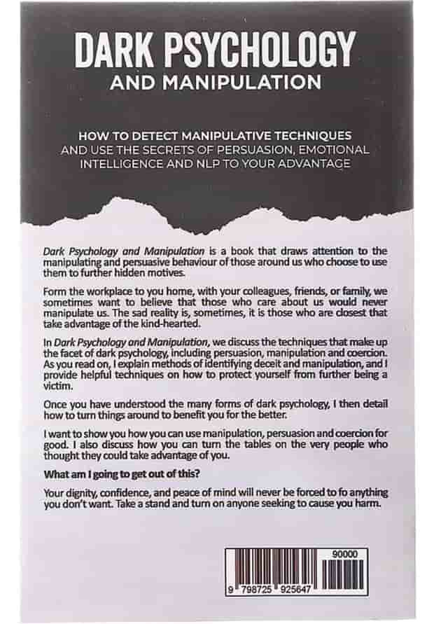 Dark Psychology and Manipulation Dark Psychology and Manipulation