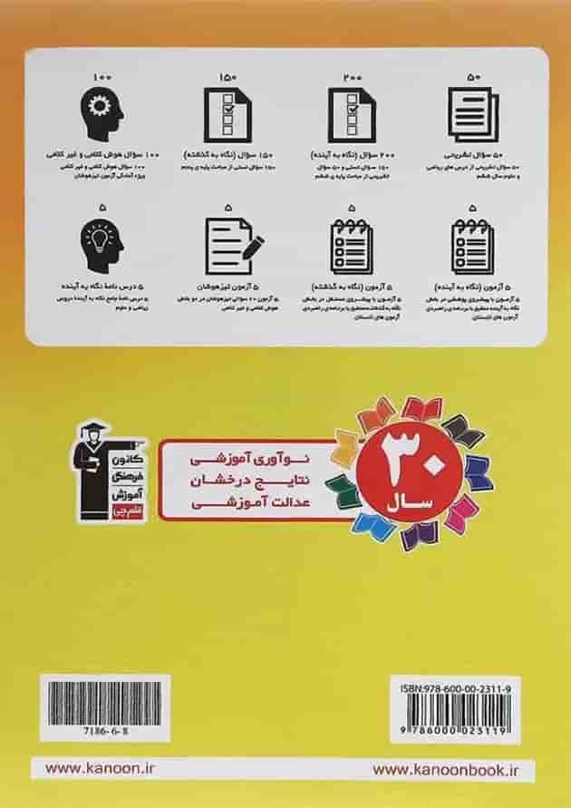 کتاب تابستان ششم انتشارات قلم چی شناسنامه کتاب تابستان ششم انتشارات قلم چی شناسنامه